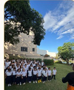Alunos do colégio